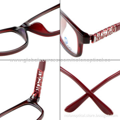 New Style Acetate Optical Frames with Metal Trim, Customized Logo Available